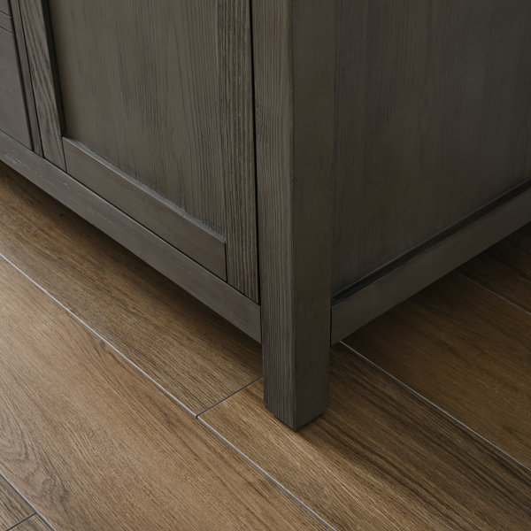 Mercury Row® Atencio 54'' Freestanding Double Bathroom Vanity with Vanity Top & Reviews Wayfair